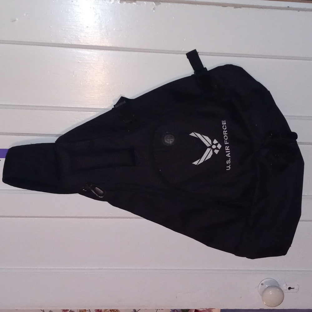 U.S. AIRFORCE BLACK BACKPACK